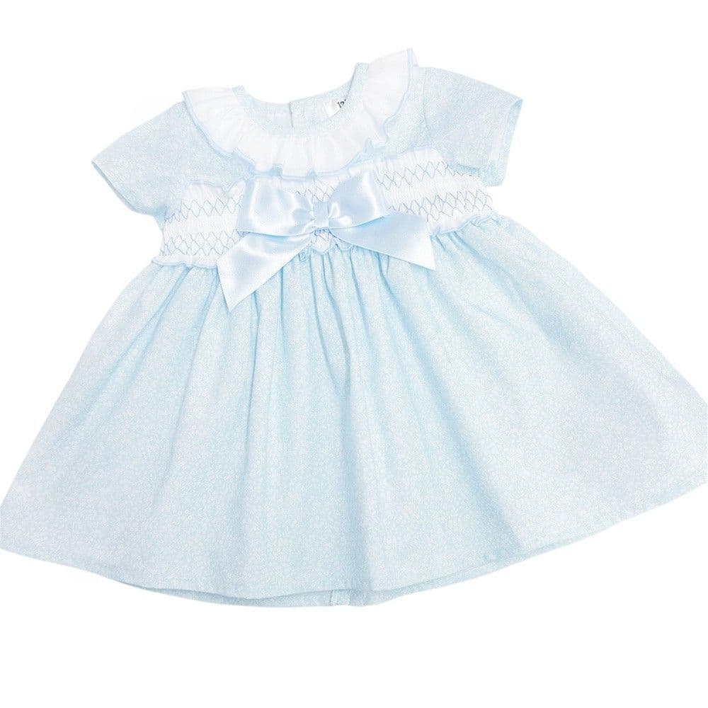*SALE* Blue Floral Puff Ball Dress with Pants "MYD2343B"