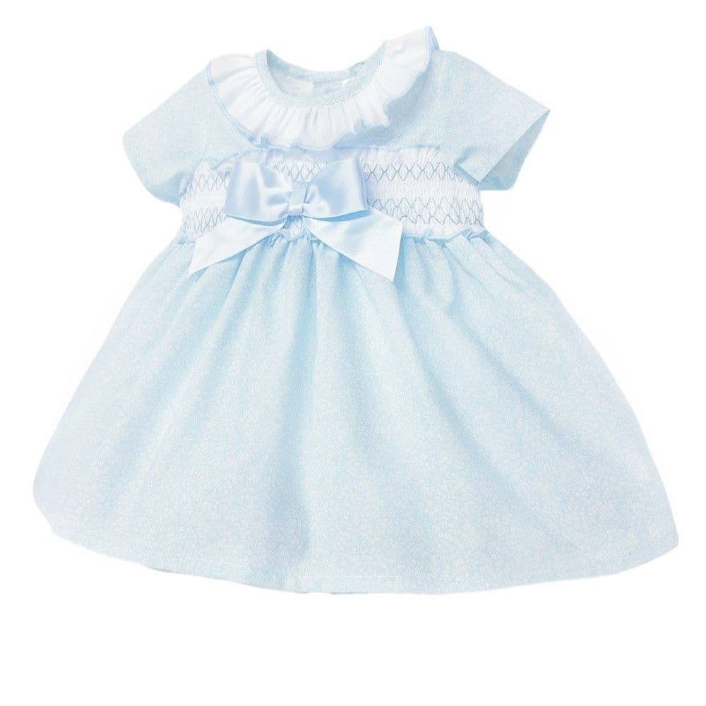 *SALE* Blue Floral Puff Ball Dress with Pants "MYD2343B"