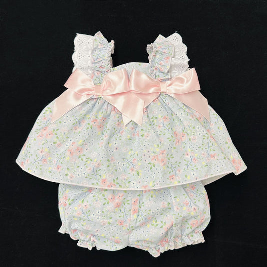 *SALE* Blue Floral Sundress Set "MYDV001"