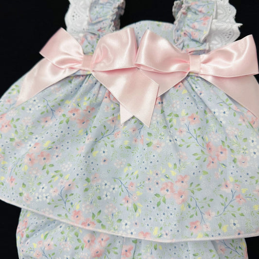 *SALE* Blue Floral Sundress Set "MYDV001"