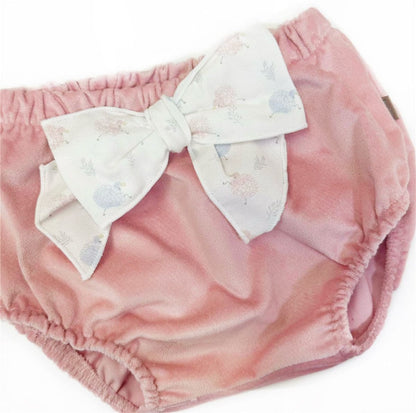 *SALE* Calamaro Baby Girl Beige with Peach Romper Set "17862"