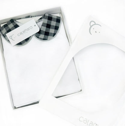 *SALE* Calamaro Baby Girl Black Checked Skirt with Top "17876"