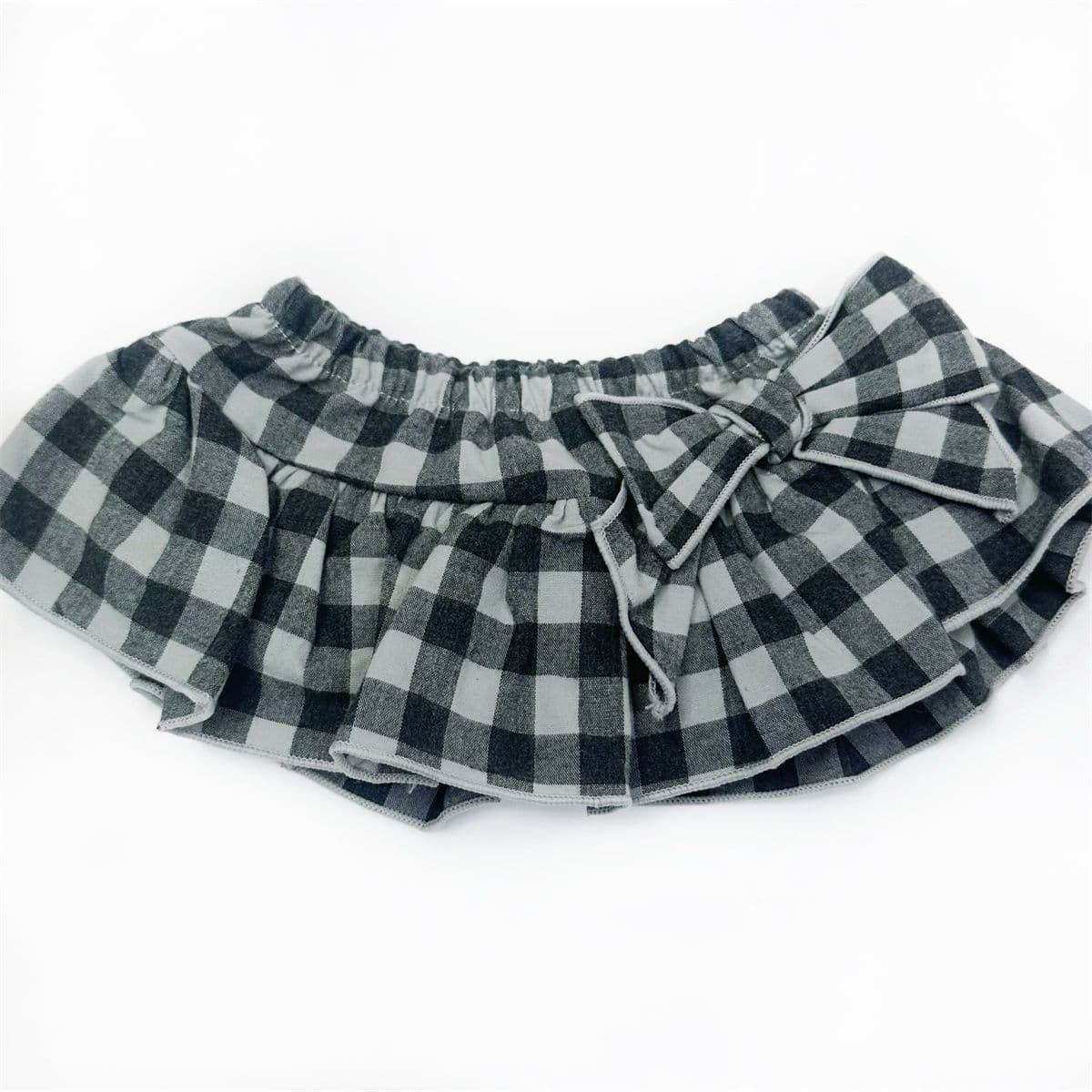 *SALE* Calamaro Baby Girl Black Checked Skirt with Top "17876"