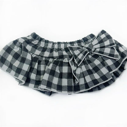 *SALE* Calamaro Baby Girl Black Checked Skirt with Top "17876"