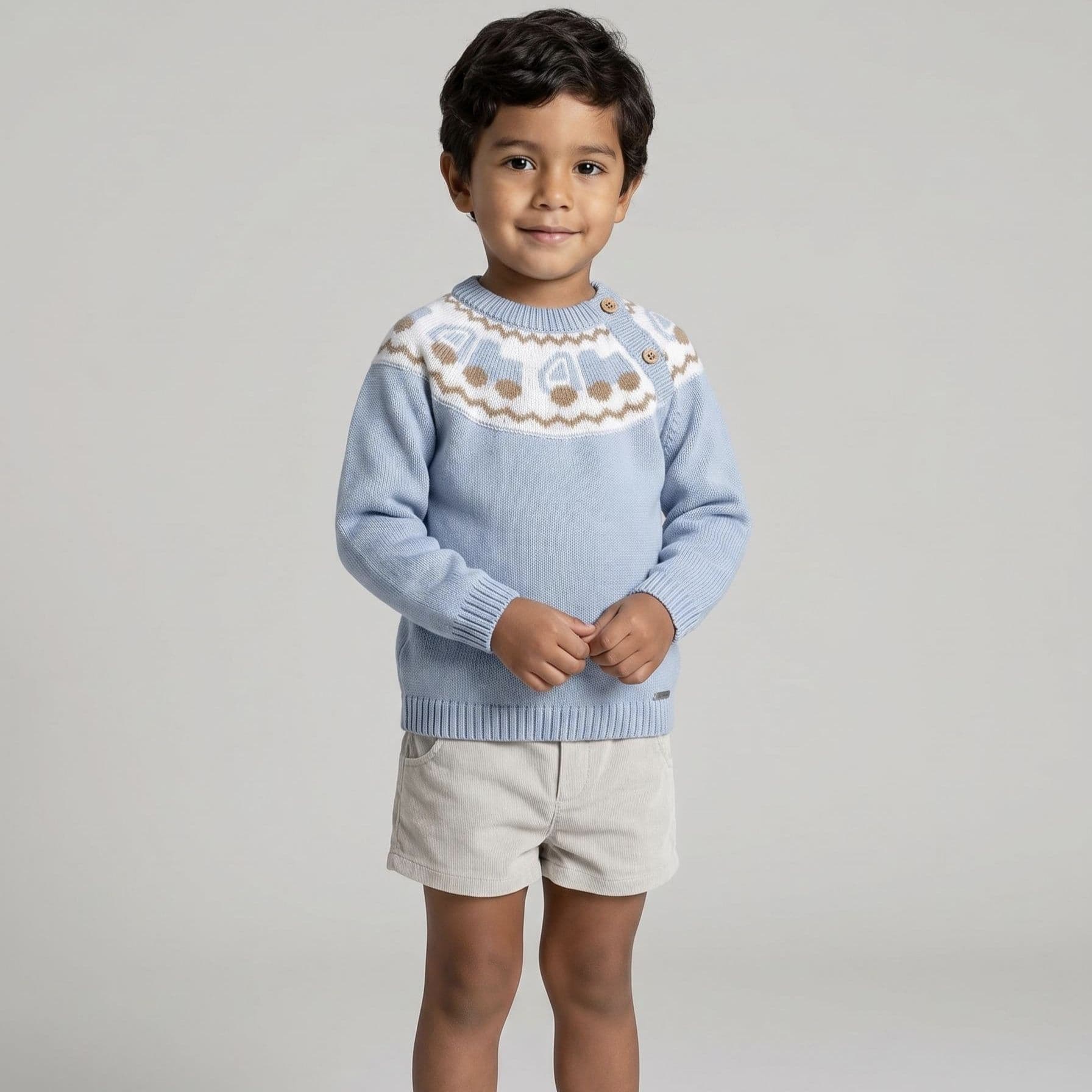 *SALE* FOQUE Baby Boy Cream / Vanilla Shorts 2425235