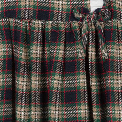 *SALE* FOQUE Baby Girls Blue and Green Cotton Tartan Dress "2325138"