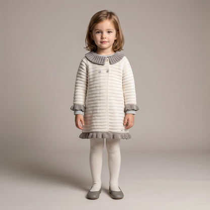 *SALE* FOQUE Baby Girls Piedra Knitted Coat 2421203