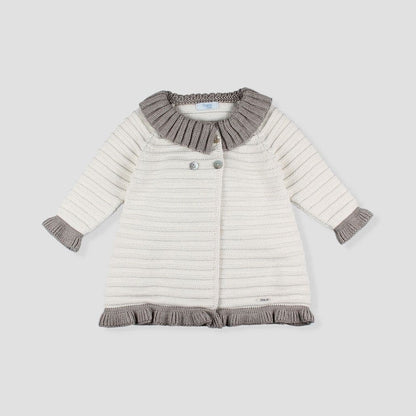 *SALE* FOQUE Baby Girls Piedra Knitted Coat 2421203