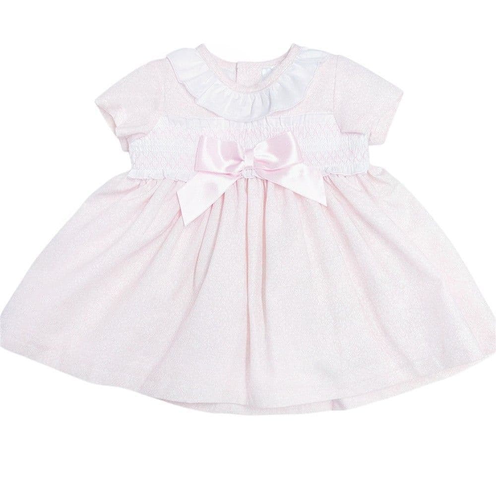*SALE* Pale Pink Floral Puff Ball Dress with Pants "MYD2343P"