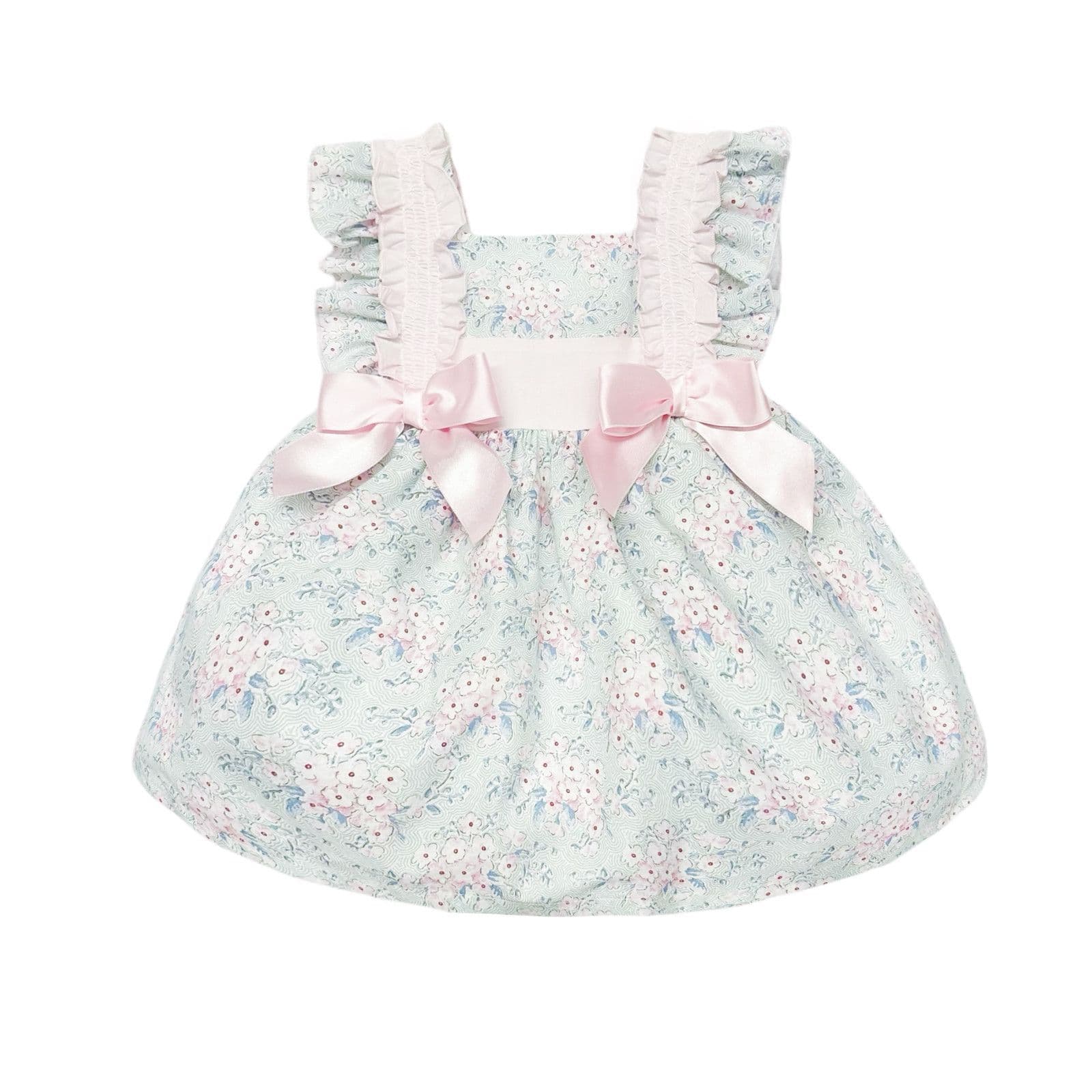 *SALE* Pink Floral Puff Ball Dress with Pants "MYD2305P"