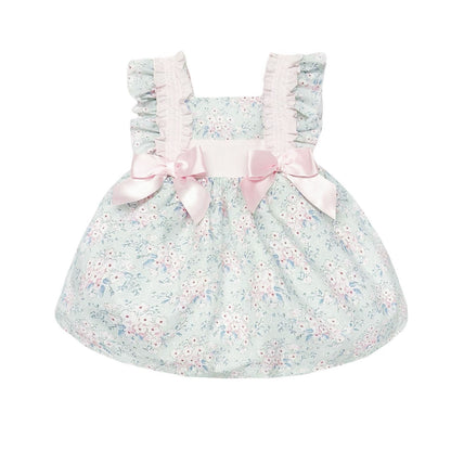 *SALE* Pink Floral Puff Ball Dress with Pants "MYD2305P"
