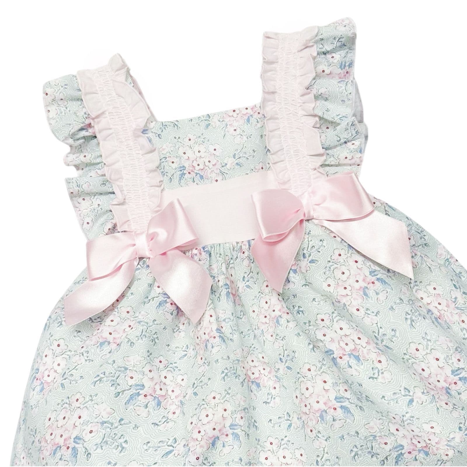 *SALE* Pink Floral Puff Ball Dress with Pants "MYD2305P"