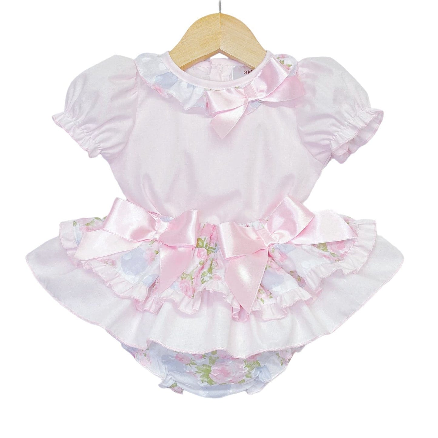 *SALE* Pink Rose Frilly Skirt with Shirt "MYD2239"