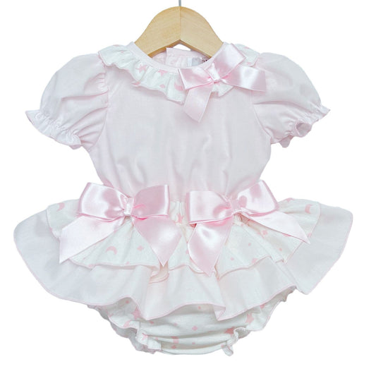 *SALE* Pink Star Frilly Skirt with Shirt "MYD2236"