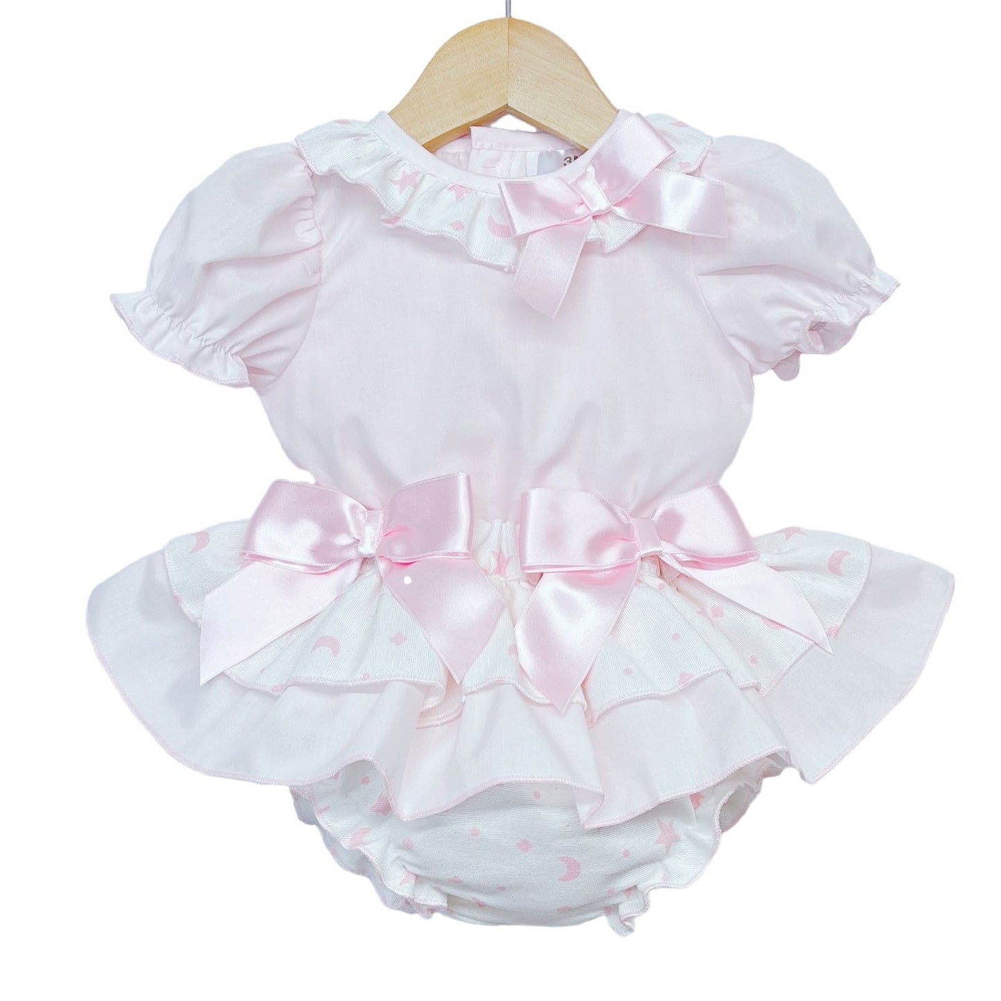 *SALE* Pink Star Frilly Skirt with Shirt "MYD2236"