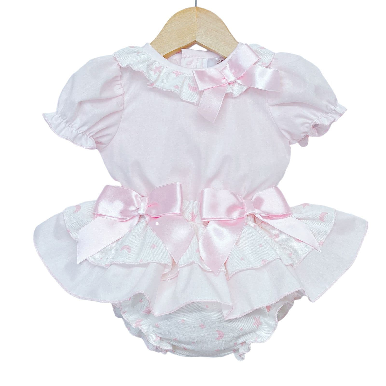 *SALE* Pink Star Frilly Skirt with Shirt "MYD2236"