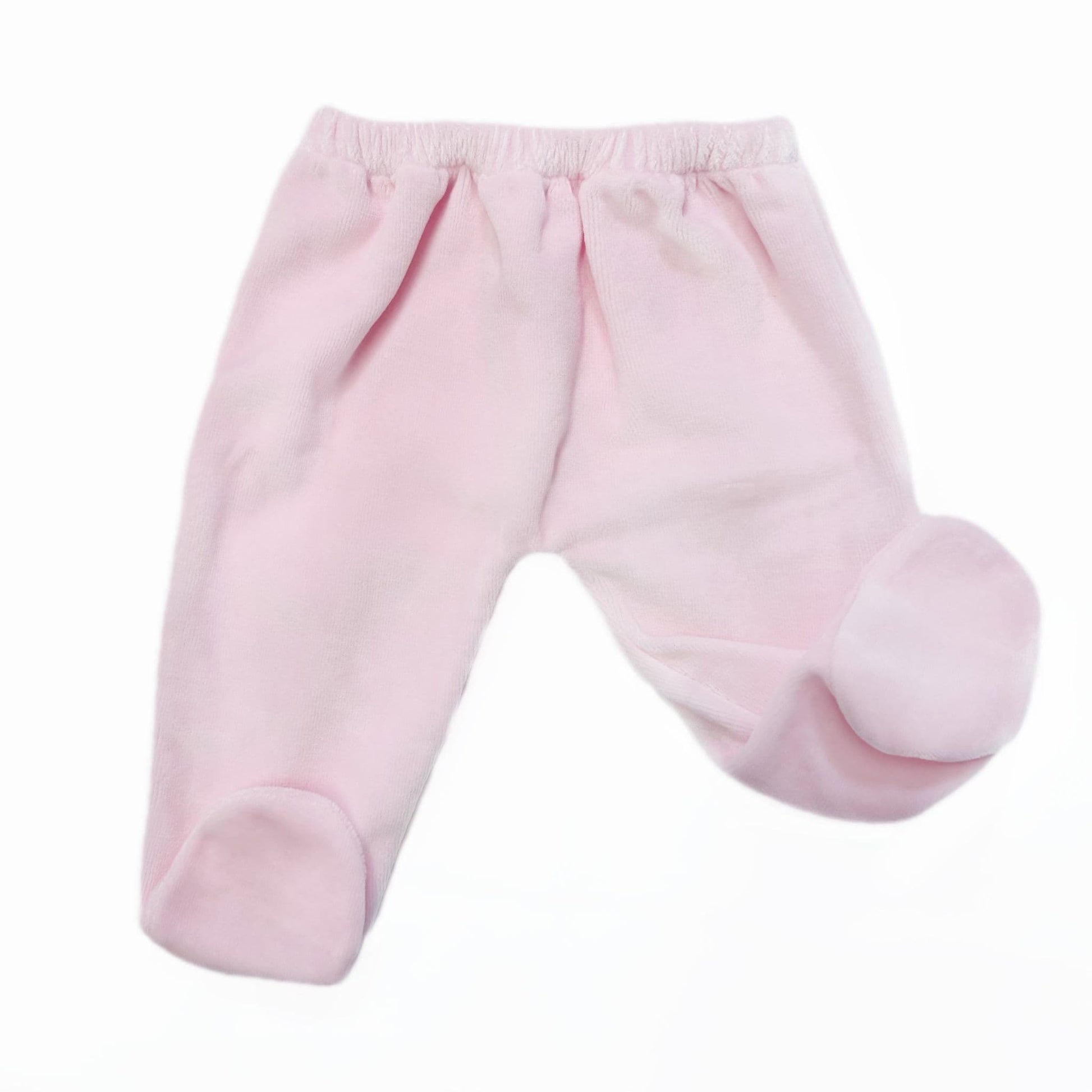 *SALE* SARDON Baby Pink Cotton Velour Crown Pram Suit