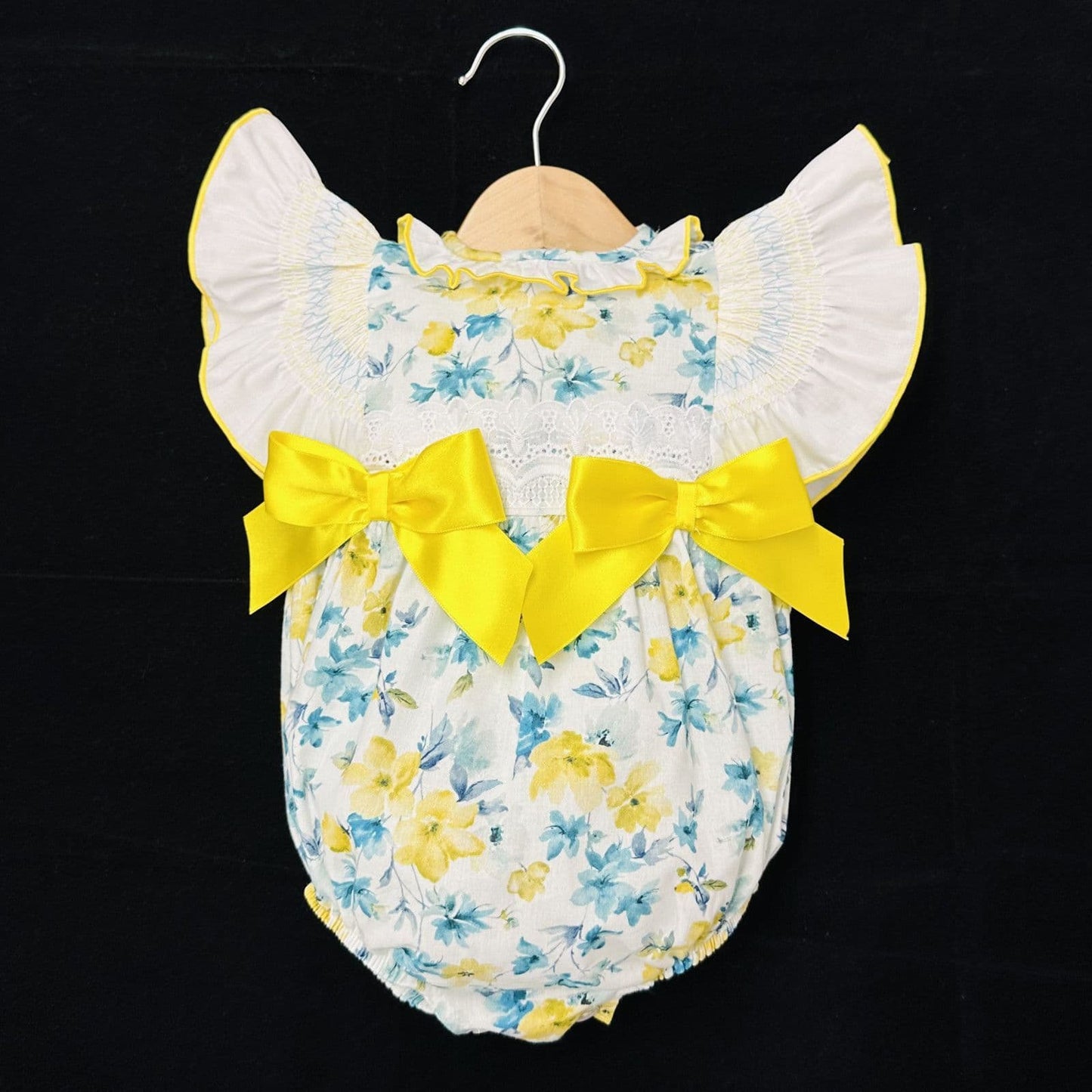 *SALE* Yellow Floral Romper "MYDT002"