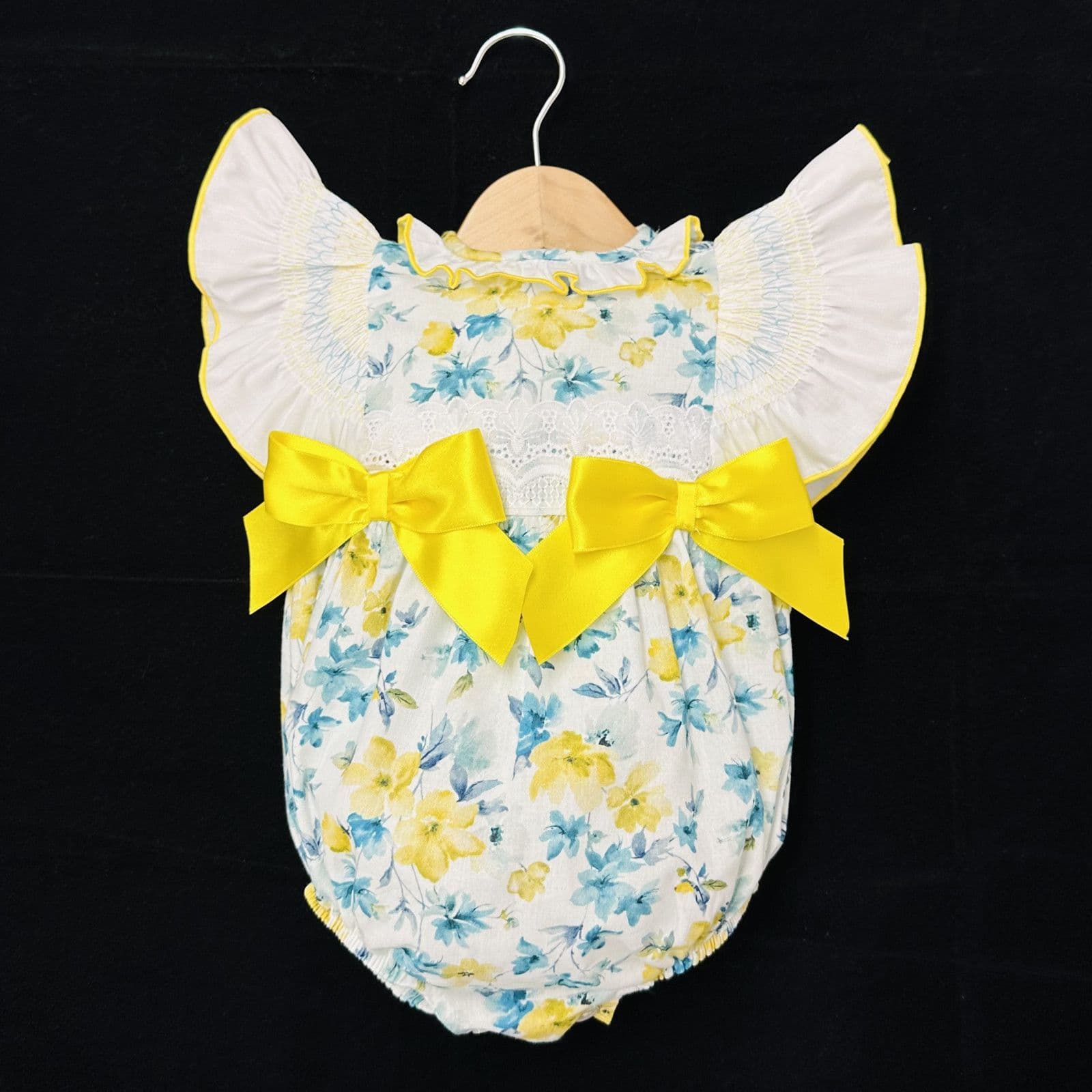 *SALE* Yellow Floral Romper "MYDT002"