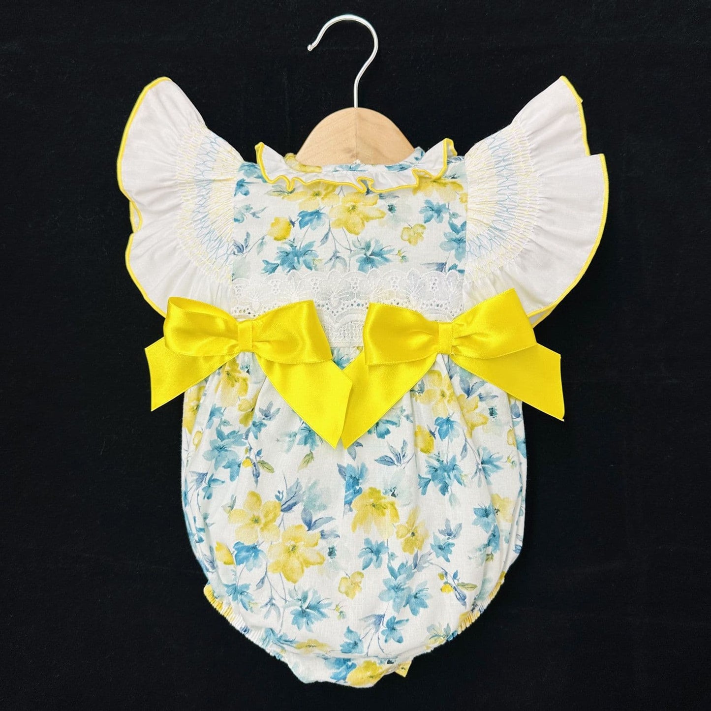 *SALE* Yellow Floral Romper "MYDT002"
